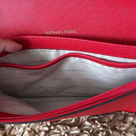 Red Michael Kors Crossbody - Picture 7 of 12
